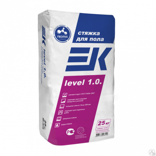 Наливной пол EK LEVEL 1.0 в Арзамасе